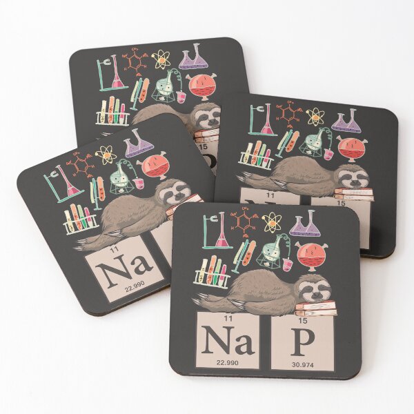 Item preview, Funny Chemistry Sloth Art Gift designed and sold by MrEddie10.