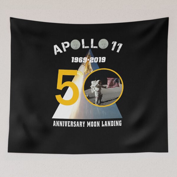 Item preview, Apollo 11 50th Anniversary Moon Landing designed and sold by osamamohamad.