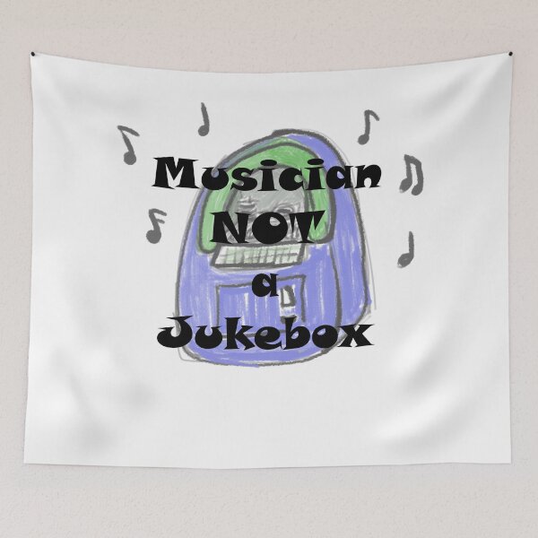 Item preview, Musician Not a Jukebox designed and sold by Kate Flynn.