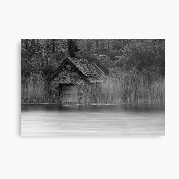 Old Boat House Metal Print