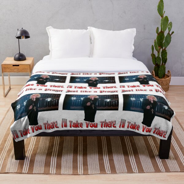 Madonna Art Throw Blanket