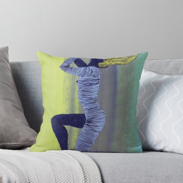Item preview, Blue Nude Woman By ArtGuru 9137 - Acrylic On Paper designed and sold by Art Guru.