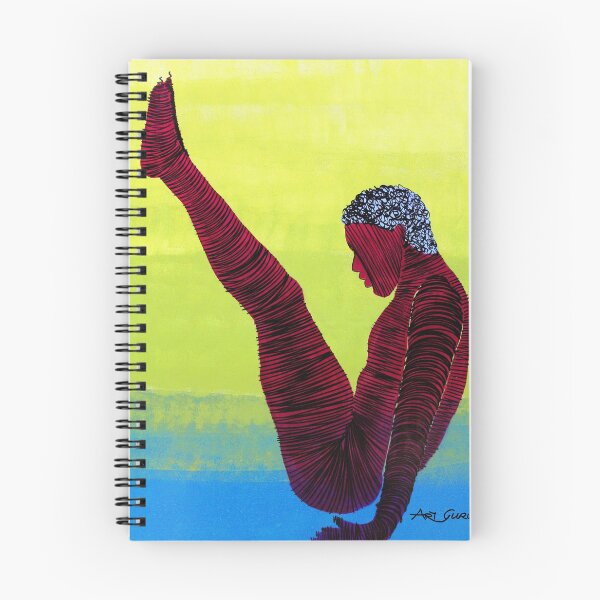 Item preview, Male Nude Doing Yoga By ArtGuru 9139 - Acrylic On Paper designed and sold by Art Guru.