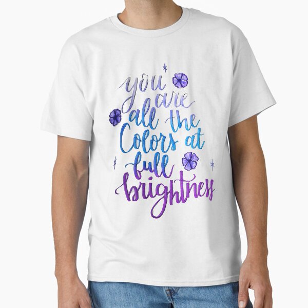 Item preview, You are all the colors at full brightness, All the Bright Places quote designed and sold by Clistro.