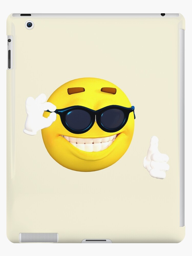 Emoji Emoticon Smile Smiley Face Happy " iPad Case & Skin for Sale by BalloonPrints | Redbubble