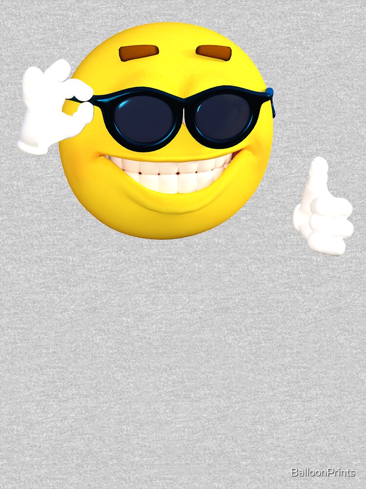 Emoji Emoticon Smile Smiley Face Sunglasses Happy Pullover