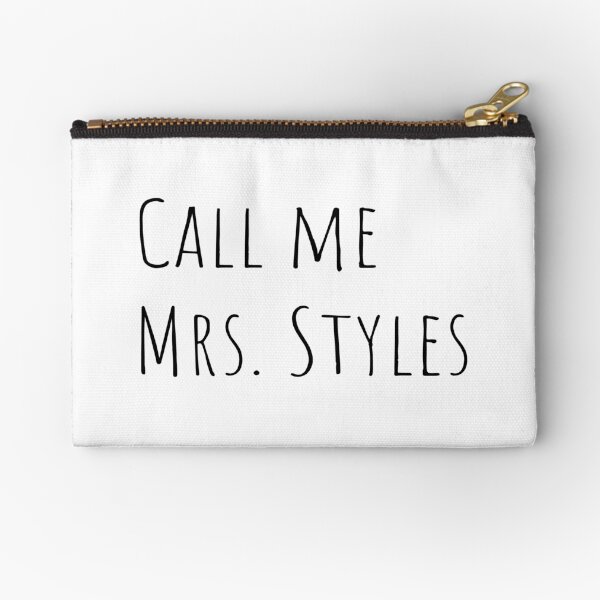Call me Mrs. Styles Zipper Pouch