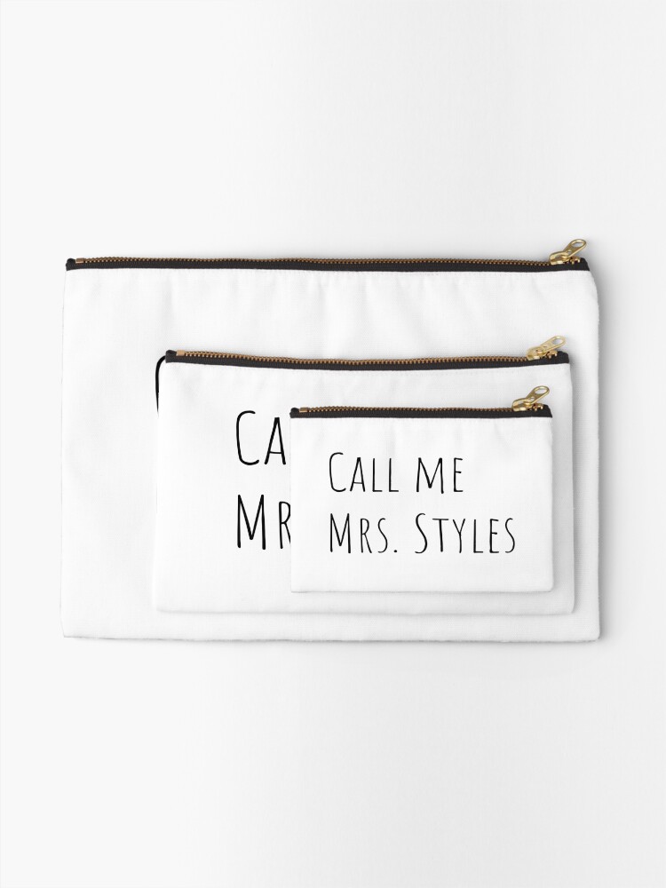 Alternate view of Call me Mrs. Styles Zipper Pouch