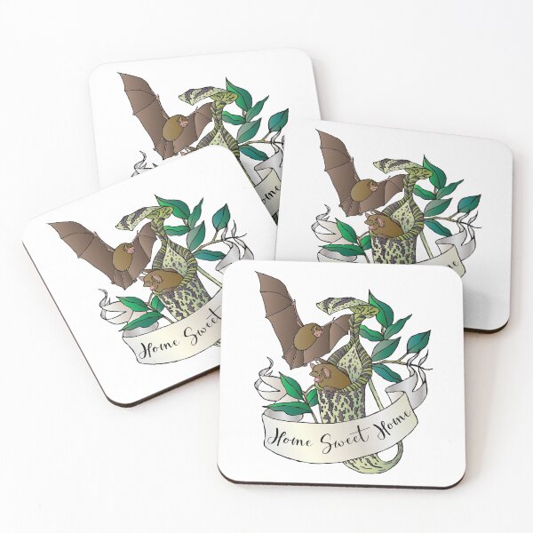 Item preview, Pitcher Plants and Bats designed and sold by lucianamallozzi.