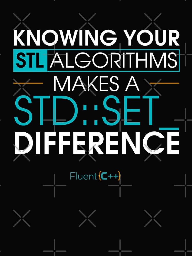 Thumbnail 4 of 4, Boxy T-Shirt, std::set_difference designed and sold by fluentcpp.