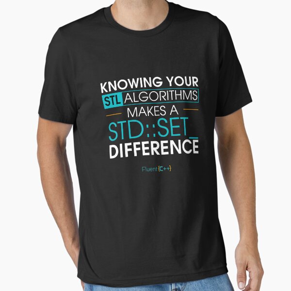 std::set_difference Essential T-Shirt