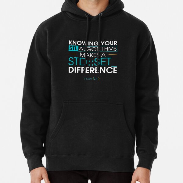 std::set_difference Pullover Hoodie