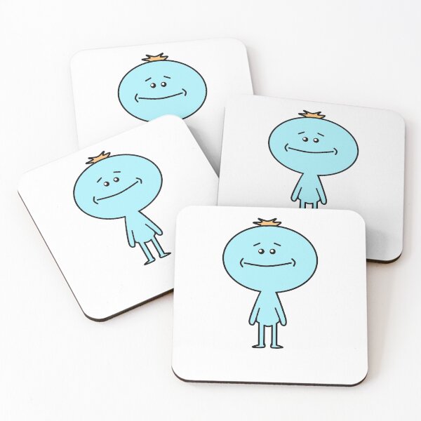 Mr. Meeseeks Coasters (Set of 4)