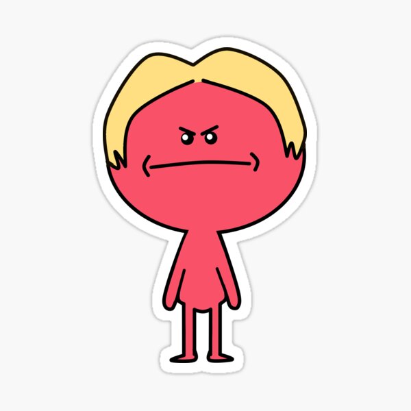 Red Meeseeks Sticker