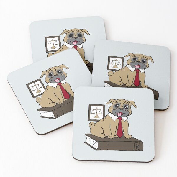 Item preview, Pug Lawyer designed and sold by AricHutfles.