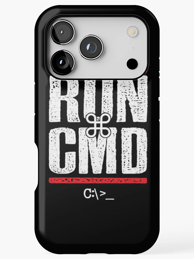 Thumbnail 1 of 4, iPhone Case, Run CMD Funny Computer Programmer Developer Admins Coder Gift designed and sold by Dressed For Duty.
