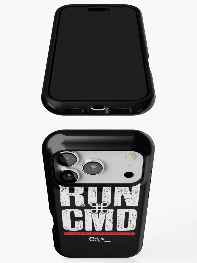 Thumbnail 3 of 4, iPhone Case, Run CMD Funny Computer Programmer Developer Admins Coder Gift designed and sold by Dressed For Duty.
