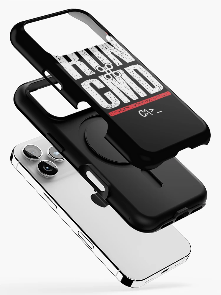 Thumbnail 2 of 4, iPhone Case, Run CMD Funny Computer Programmer Developer Admins Coder Gift designed and sold by Dressed For Duty.