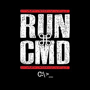 Artwork thumbnail, Run CMD Funny Computer Programmer Developer Admins Coder Gift by Dressed For Duty