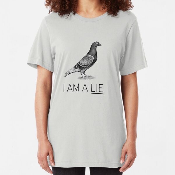 i am a lie - birds aren't real Slim Fit T-Shirt