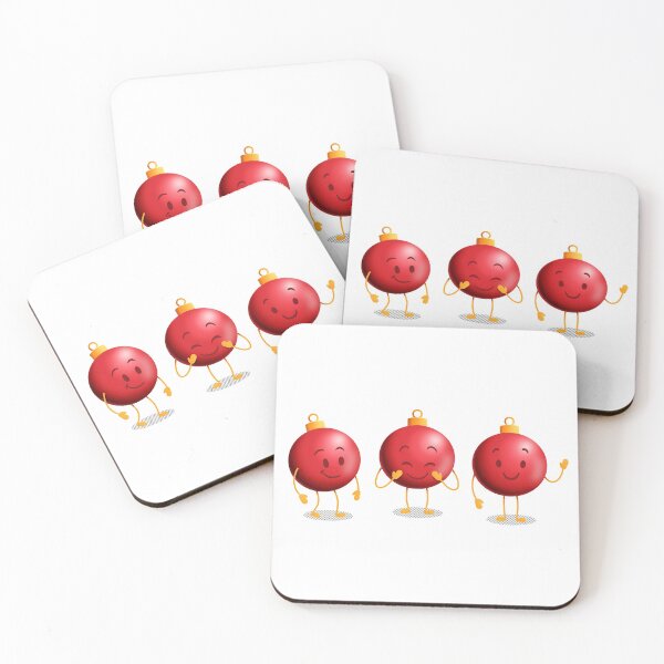 Item preview,  Red Merry Christmas Ball Ornaments designed and sold by 513KellySt.