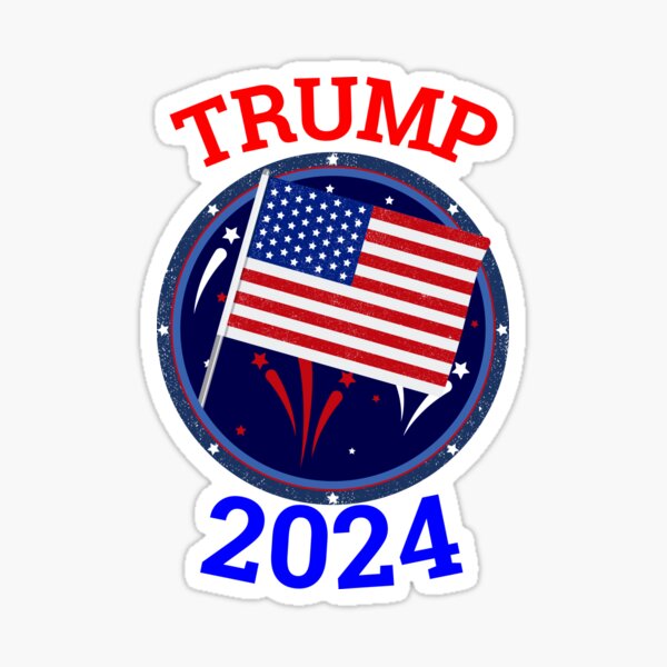 Trump 2024 Sticker For Sale By Makemuch Redbubble   St,small,507x507 Pad,600x600,f8f8f8 