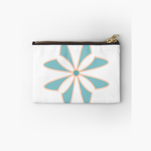 Item preview, Blue geometric flower designed and sold by Meg M Studio.