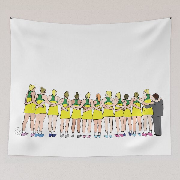 Item preview, Sisters in Arms - Australian Netball designed and sold by samantor.