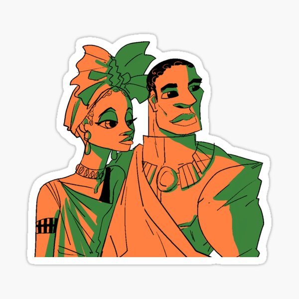"Kings and queens" Sticker by pixelpeanut Redbubble