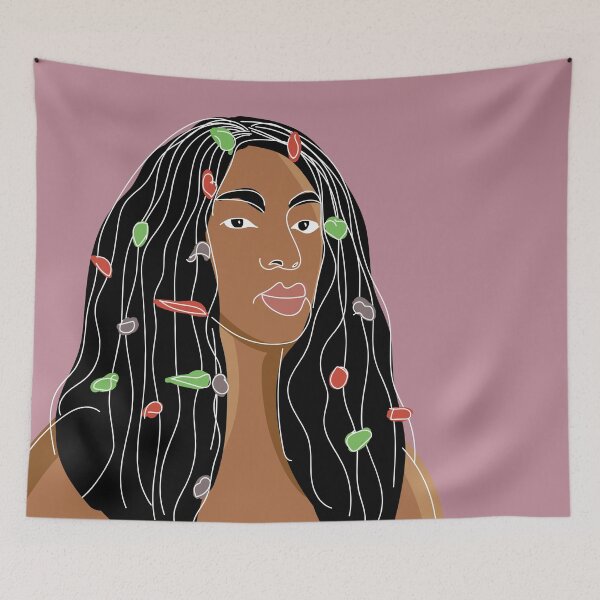 Item preview, Solange A Seat at the Table Illustration designed and sold by dmoorecreative.