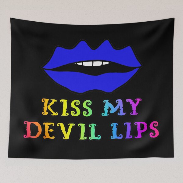 Item preview, Blue Devil Lips  designed and sold by ojdart.