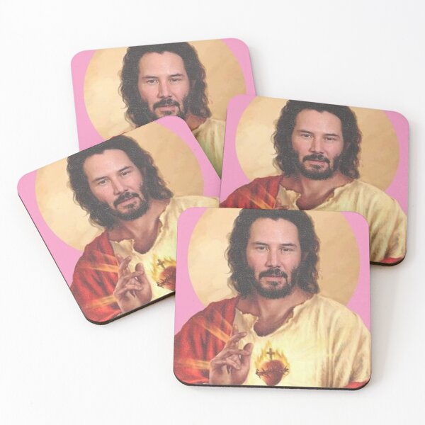 Keanu Reeves, Lord & Saviour Coasters (Set of 4)