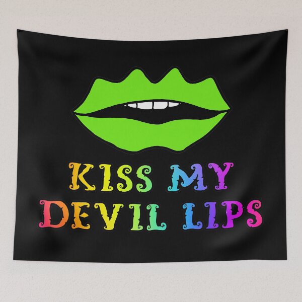 Item preview, Green Devil Lips  designed and sold by ojdart.