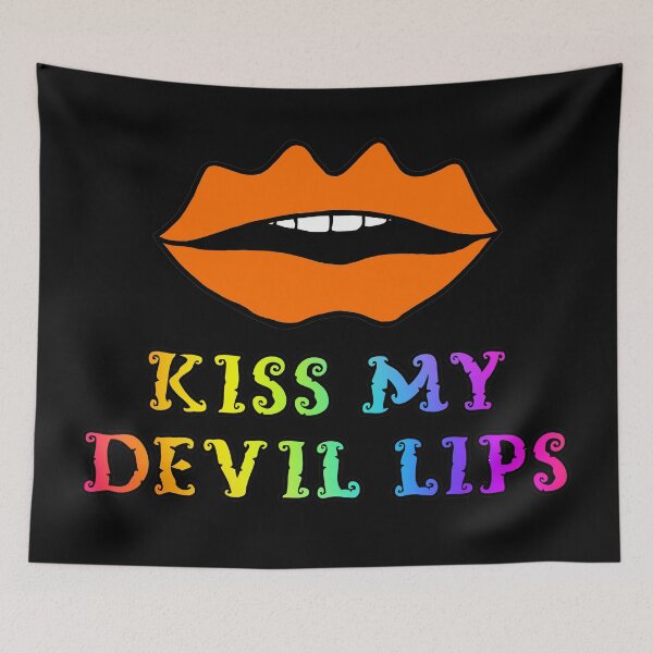Item preview, Orange Devil Lips  designed and sold by ojdart.
