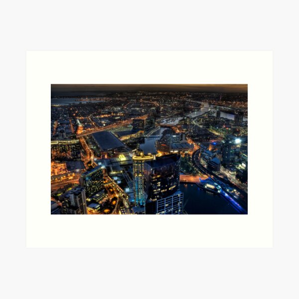 Aperçu de l'œuvre Magnificent Melbourne créée et vendue par Dean Prowd Panoramic Photography.