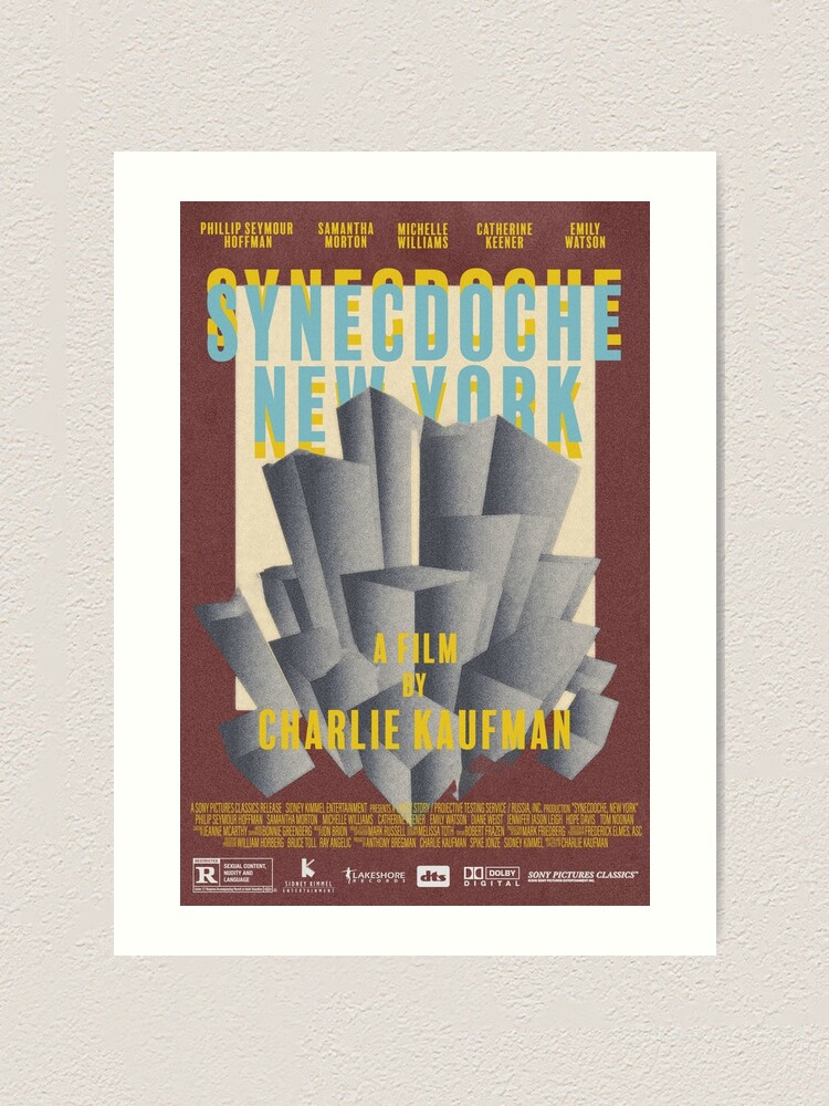 Charlie Kaufman S Synecdoche New York Film Poster Art Print By Andrewcmayfield Redbubble