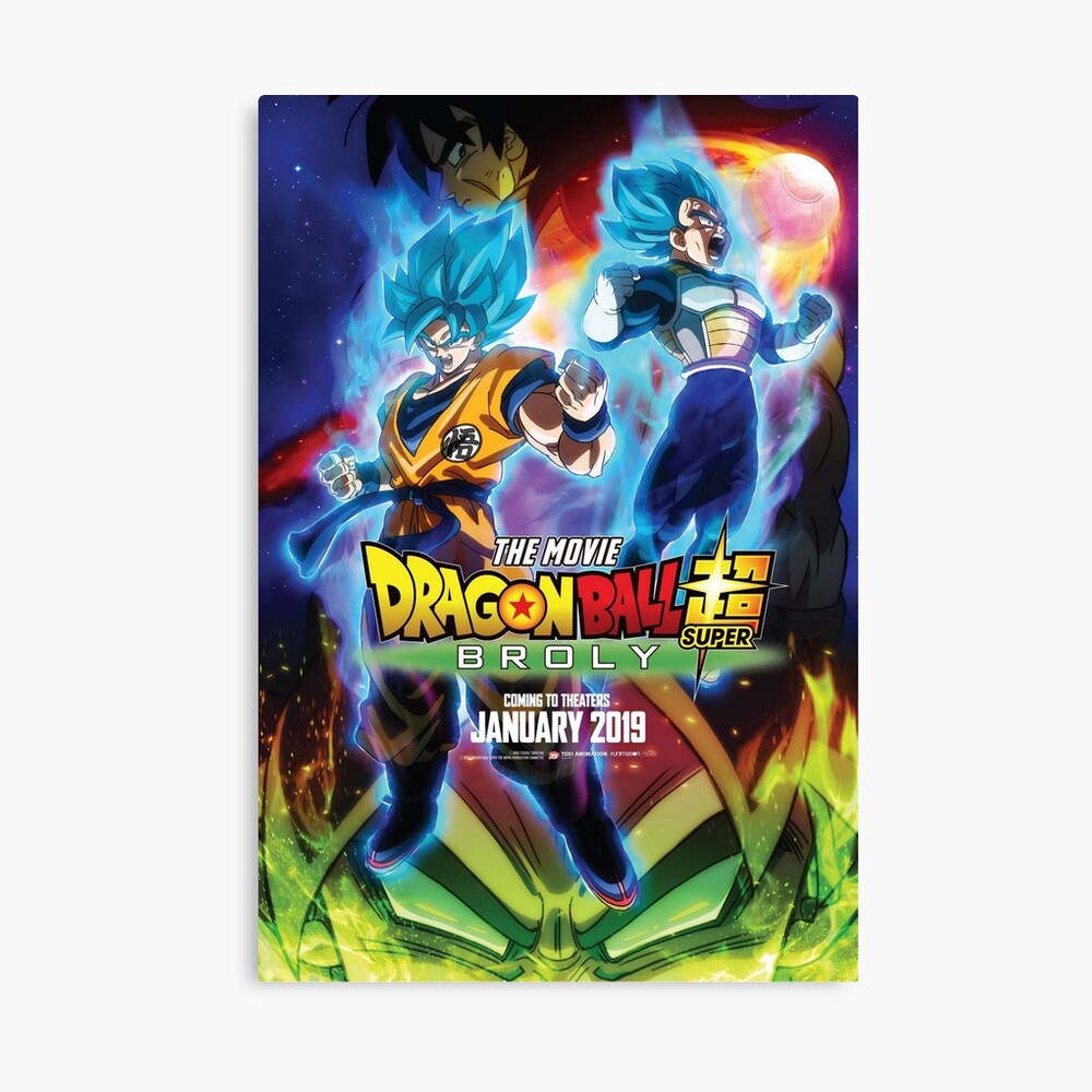 Dbs Broly Movie Poster By Paleoedward Redbubble