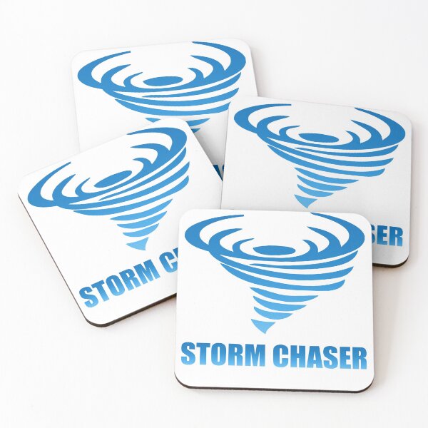 Item preview, Storm Chaser - Swirling Tornado - Blue & Light Blue Coloring designed and sold by elephantcult.