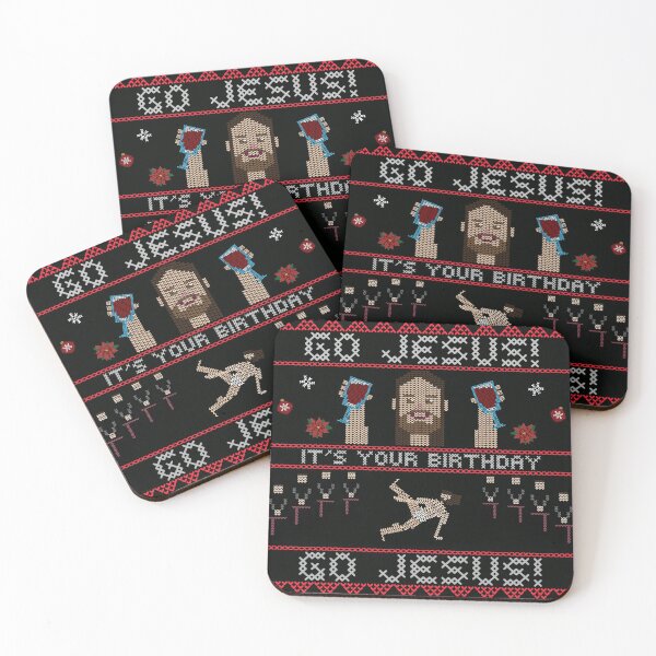 Item preview, Go Jesus It's Your Birthday Funny Breakdance Sweatshirt designed and sold by Deezy73.