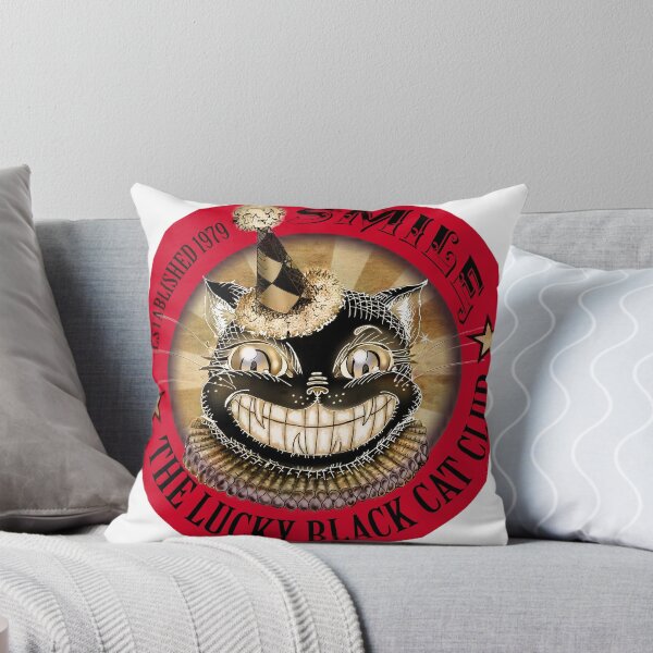 Item preview, The Lucky Black Cat Club - Smile - Established 1979 designed and sold by Bonnie Scott.