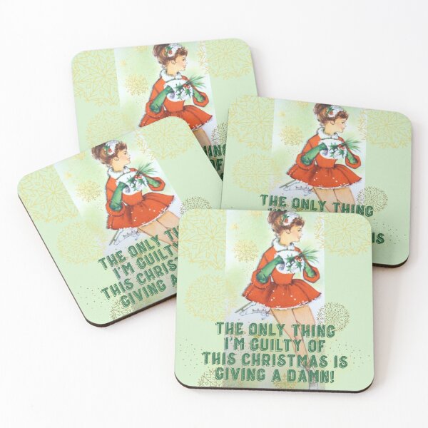 Item preview, The Only Thing I'm Guilty Of This Christmas Is Giving A Damn designed and sold by AngieFadel.