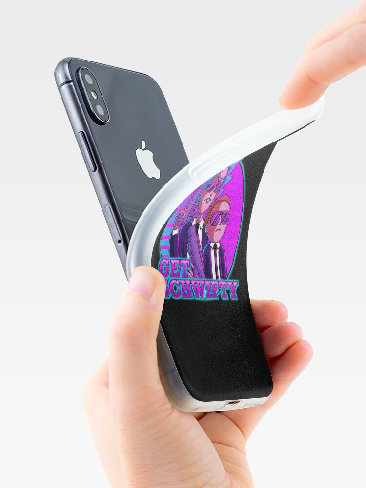 Alternate view of rick and morty get schwifty iPhone Case & Cover