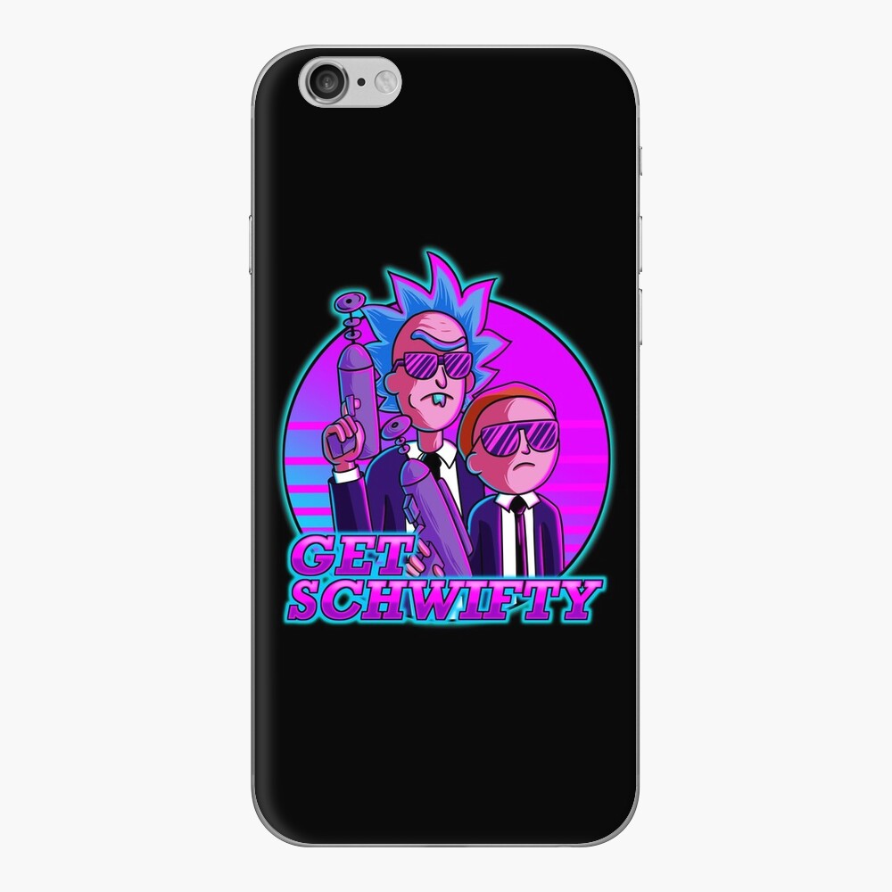 rick and morty get schwifty iPhone Skin