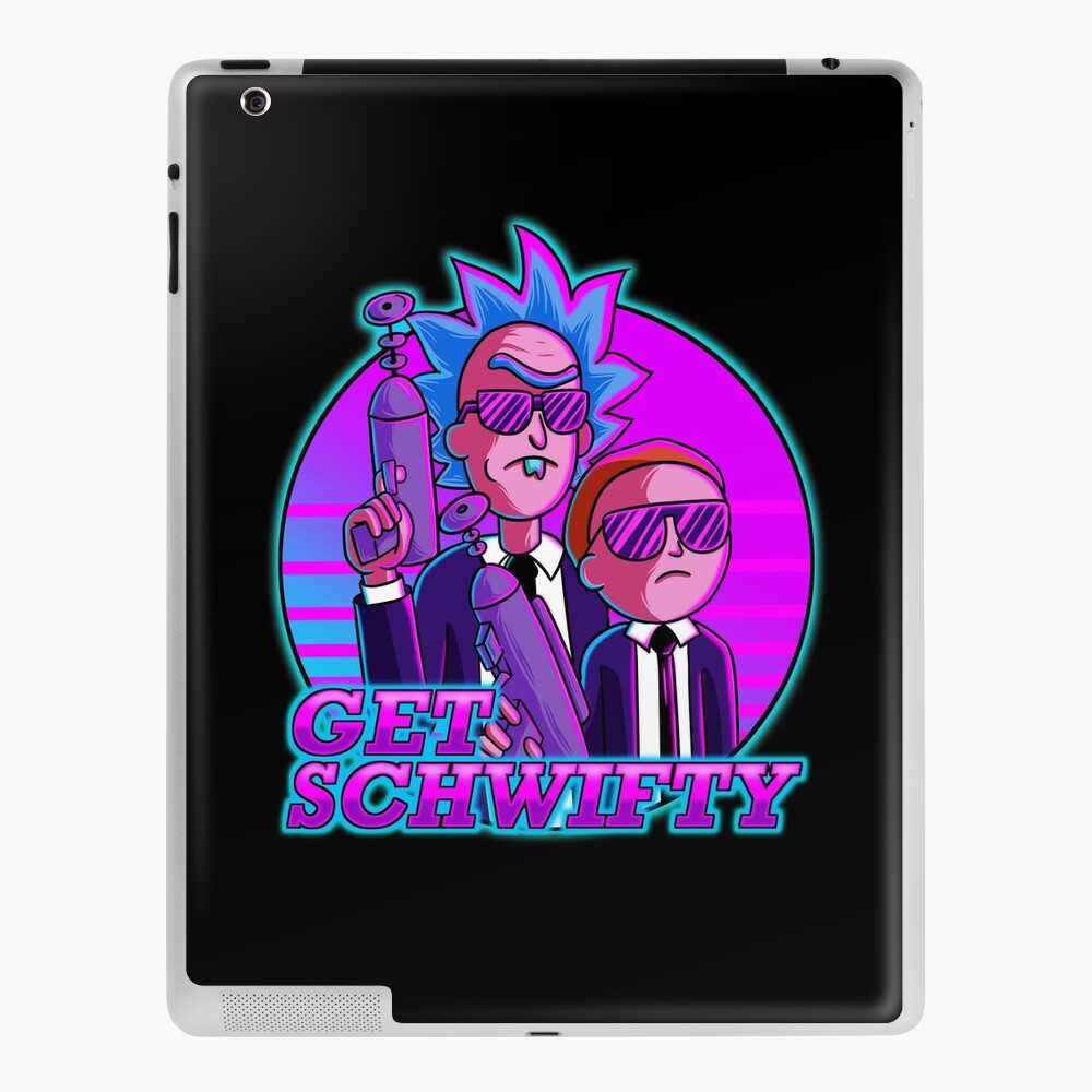 rick and morty get schwifty iPad Case & Skin