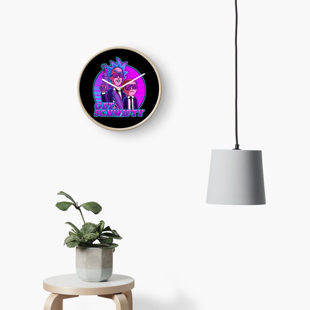 rick and morty get schwifty Clock