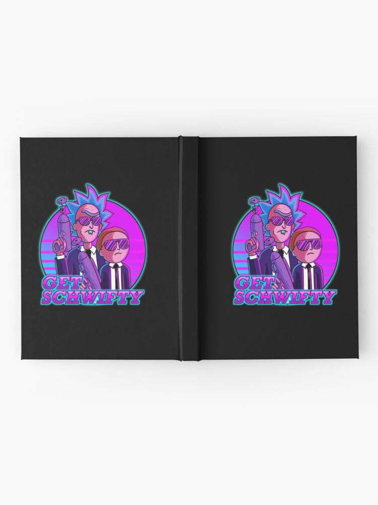 Alternate view of rick and morty get schwifty Hardcover Journal