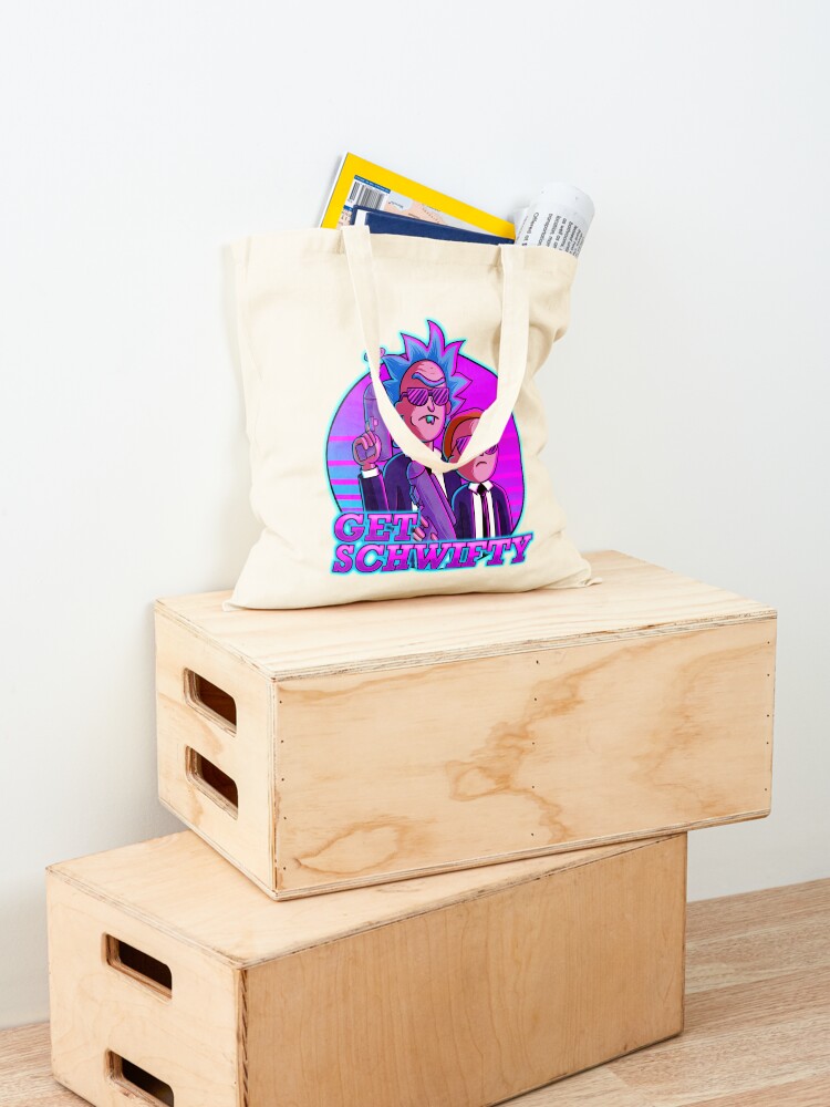 Alternate view of rick and morty get schwifty Tote Bag