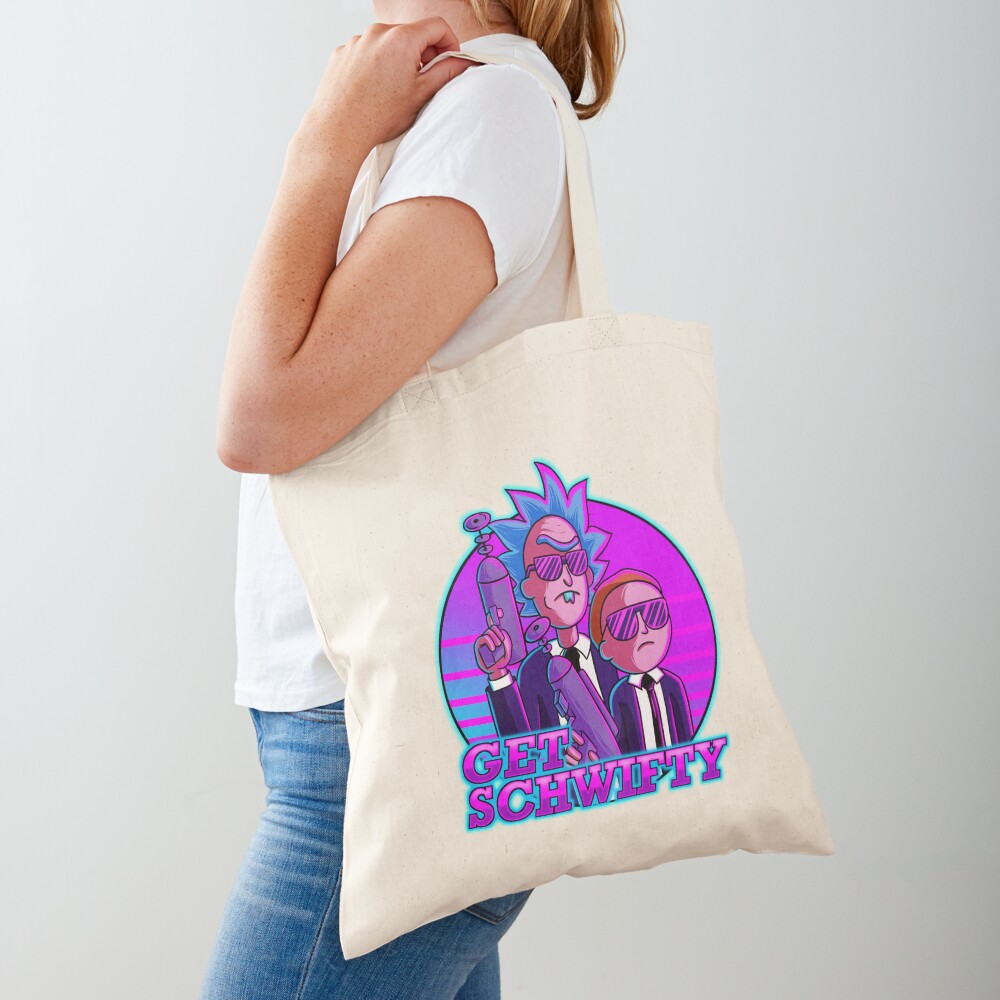 rick and morty get schwifty Tote Bag
