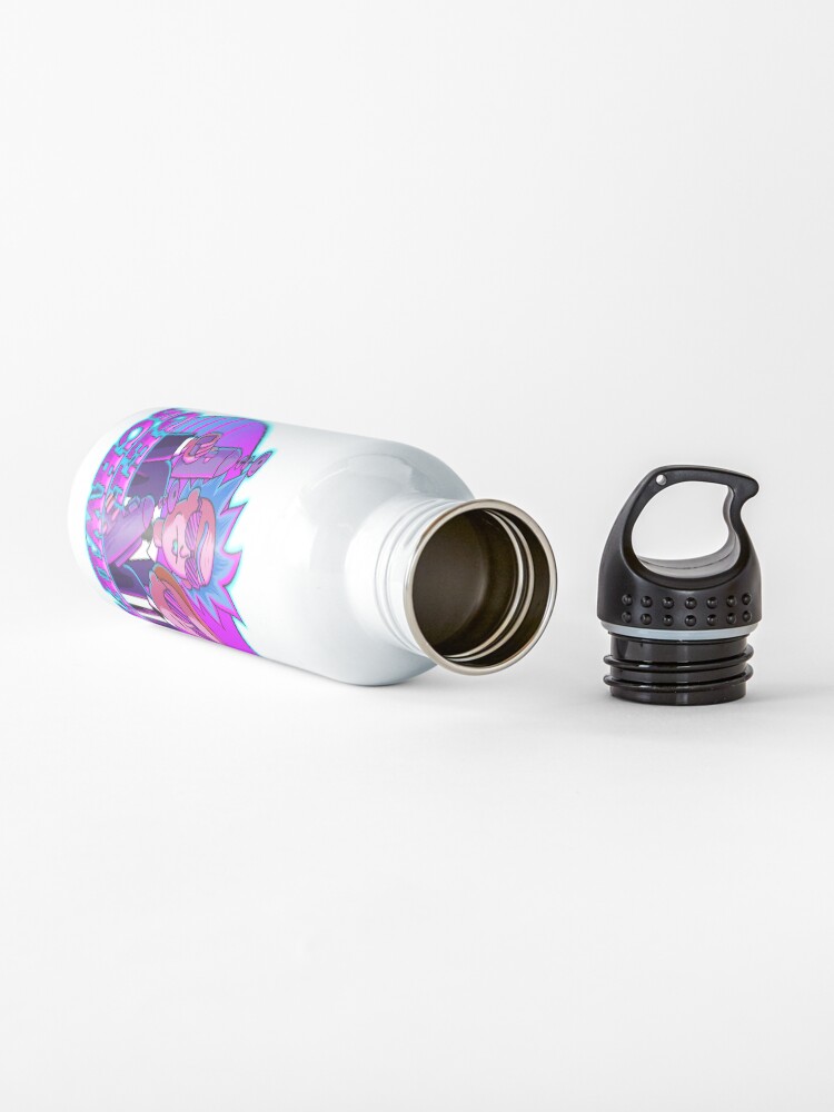 Alternate view of rick and morty get schwifty Water Bottle