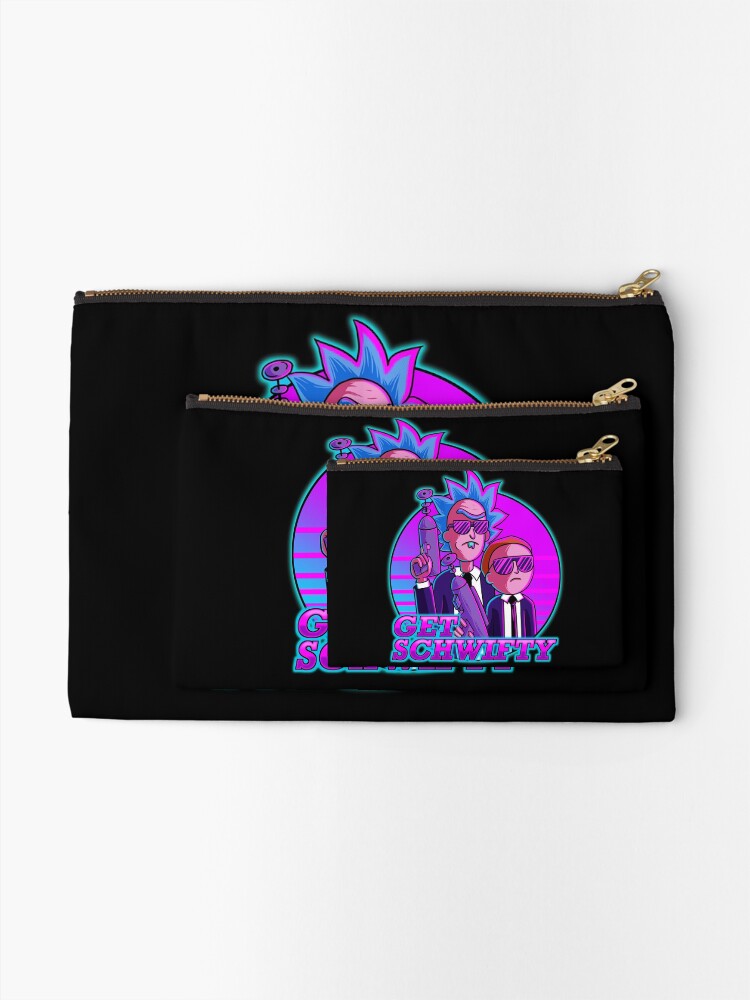 Alternate view of rick and morty get schwifty Zipper Pouch